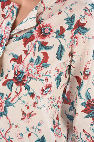 STUDIO Hidden Closure GIGI Floral Blouse