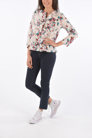 STUDIO Hidden Closure GIGI Floral Blouse