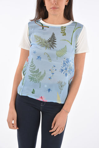 WEEKEND Floral Printed Silk ALASKA T-Shirt