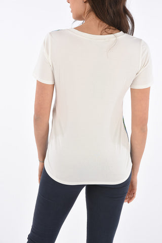 WEEKEND Floral Printed Silk ALASKA T-Shirt
