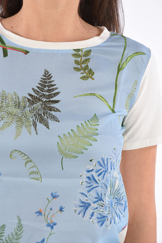 WEEKEND Floral Printed Silk ALASKA T-Shirt