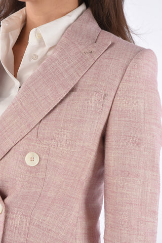 S Double-Breasted STELVIO Blazer with Peaked Lapels