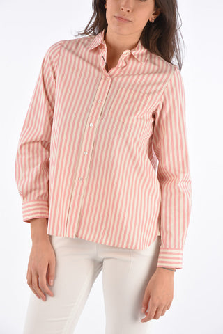 WEEKEND  Cotton Awning Striped GONG Shirt