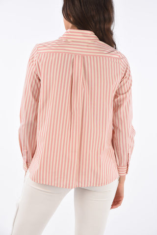 WEEKEND  Cotton Awning Striped GONG Shirt