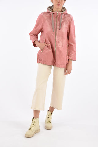 Drawstring Hood Jacket  