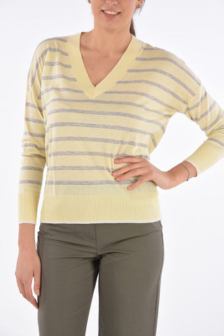 STUDIO Cotton and Silk VALIDO V-Neck Sweater