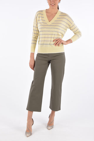 STUDIO Cotton and Silk VALIDO V-Neck Sweater