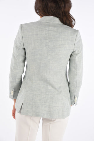 S Double-Breasted STELVIO Blazer with Peak Lapel