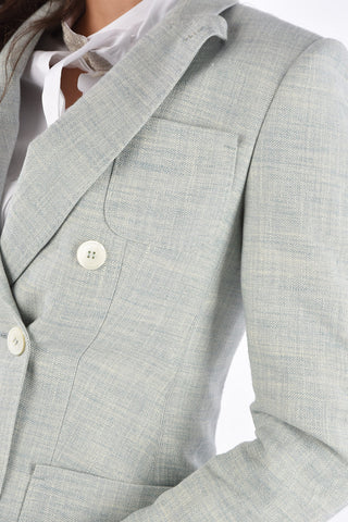 S Double-Breasted STELVIO Blazer with Peak Lapel