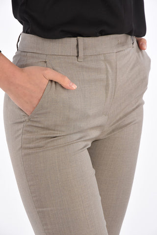 STUDIO Pantalone Senza Orlo MANICO con Chiusura a Scomparsa
