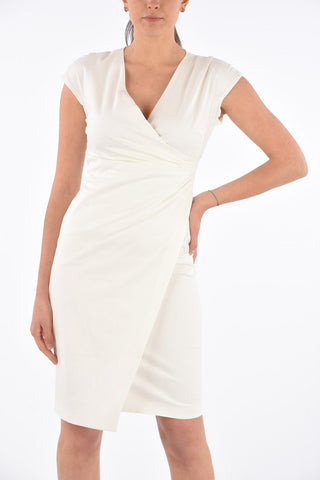 STUDIO Stretch Cotton CORSICA Draped Dress