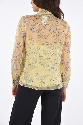 STUDIO Blusa Tie Neck OSIRIS Fantasia Floreale