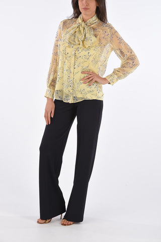 STUDIO Blusa Tie Neck OSIRIS Fantasia Floreale