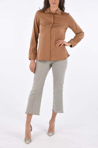Hidden Closure VIAGGIO Spread Collar Shirt 