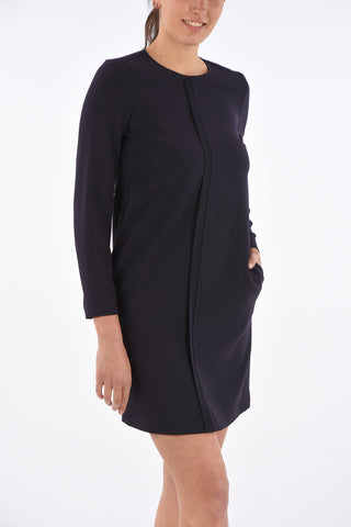 Vestito a Maniche Lunghe CIRINO con Tasche a Filo