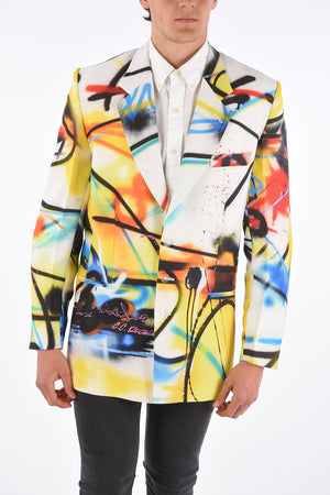 Three-Button Jacket FUTURA SPRAY With Classic Lapel And Two Vents