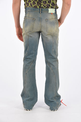 26cm Vintage Effect Regular Fit Jeans