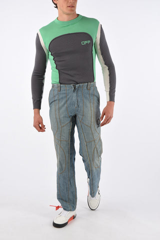 23cm Vintage Effect CLIMBER CHAMBRAY Jeans
