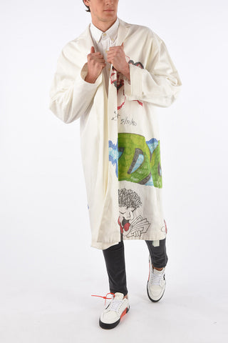 Cappotto DONDI in Denim con Stampe