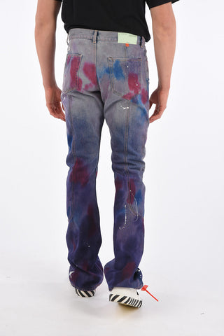 25cm Tie Dye Effect Regular Fit Jeans