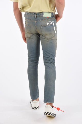 17cm Vintage Effect Skinny Fit Jeans
