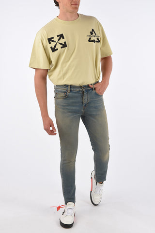 17cm Vintage Effect Skinny Fit Jeans