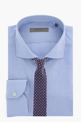 camicia a manica lunga collo francese