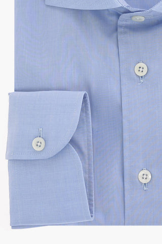 camicia a manica lunga collo francese