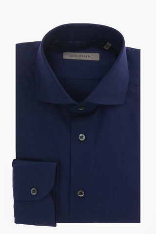 Pin Point spread collar shirt