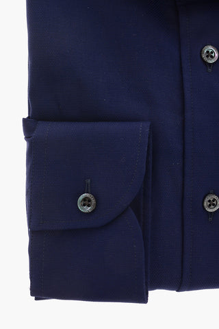Pin Point spread collar shirt