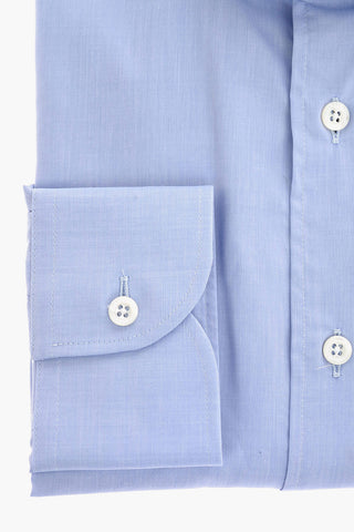 camicia a manica lunga collo francese