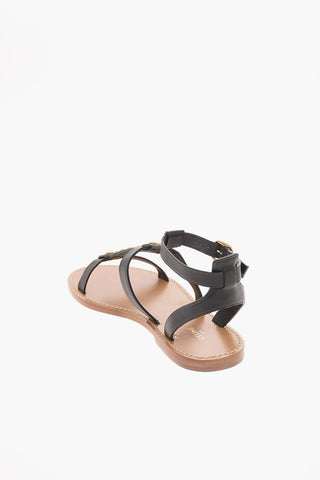 Studded Leather Sandals