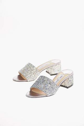 Sequined MINEA 45 Slippers 5 Cm