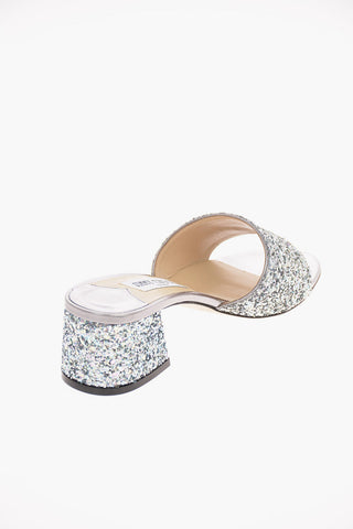 Sequined MINEA 45 Slippers 5 Cm