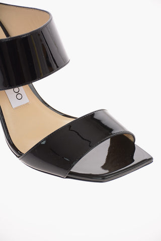Patent Leather HIRA Stiletto Heel Mules 9.5 Cm