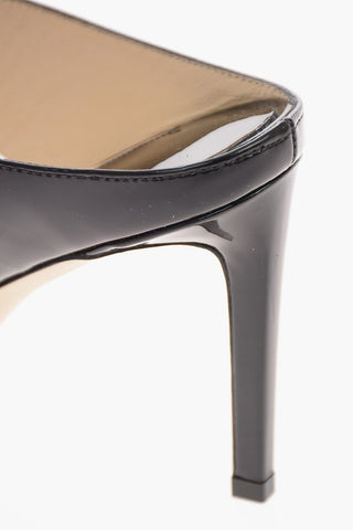 Patent Leather HIRA Stiletto Heel Mules 9.5 Cm