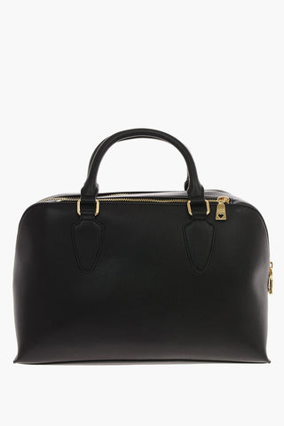 LOVE Faux Leather GOLD METAL LOGO Bag