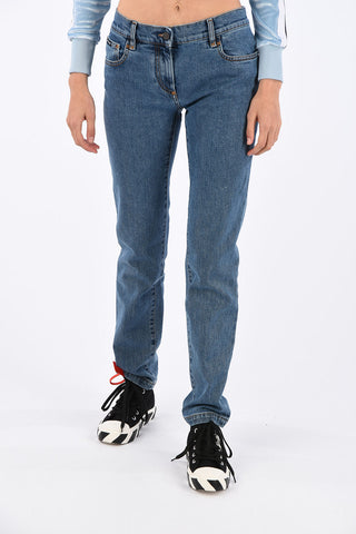 Logo Print Jeans