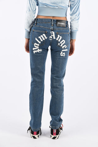 Logo Print Jeans