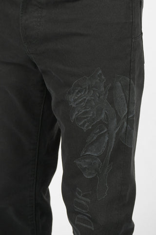20cm Printed Jeans