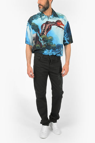20cm Printed Jeans