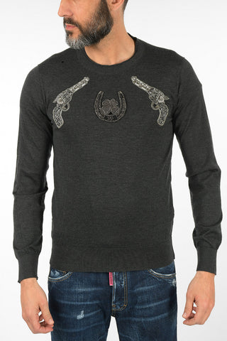 Cashmere Embroidered Sweater