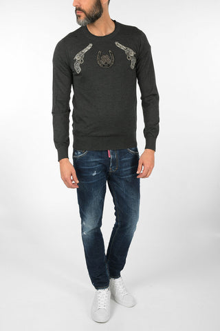 Cashmere Embroidered Sweater
