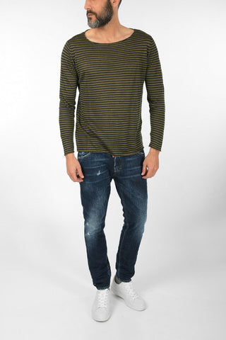Linen Striped Sweater