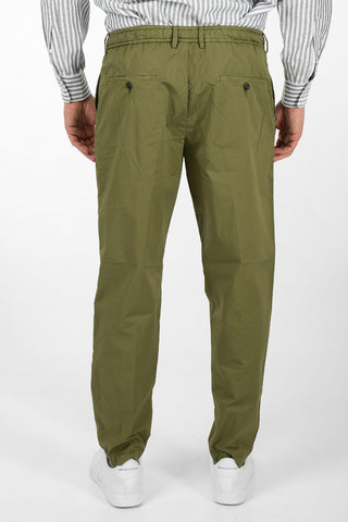 Pantalone Drawstring in Cotone Stretch