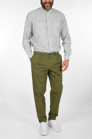 Pantalone Drawstring in Cotone Stretch