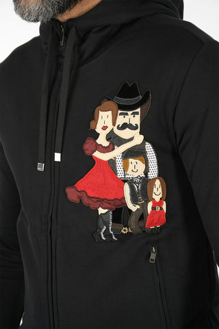 Felpa D&G FAMILY Ricamata