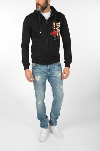 Felpa D&G FAMILY Ricamata