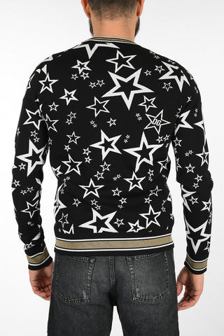 MILLENNIALS Virgin Wool Stars Embroidered DG KING Sweater
