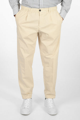 Stretch Cotton Drawstring Pant